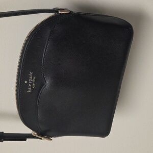 Kate Spade Payton Dome Crossbody Purse, Saffiano Leather, Black